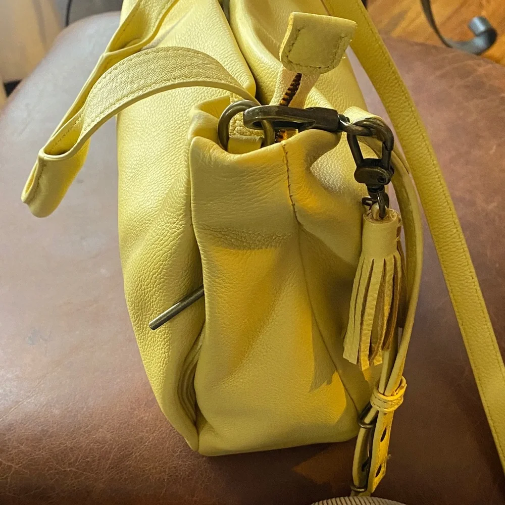The Sak Sunny Yellow Shoulder Bag - Picture 2 of 5